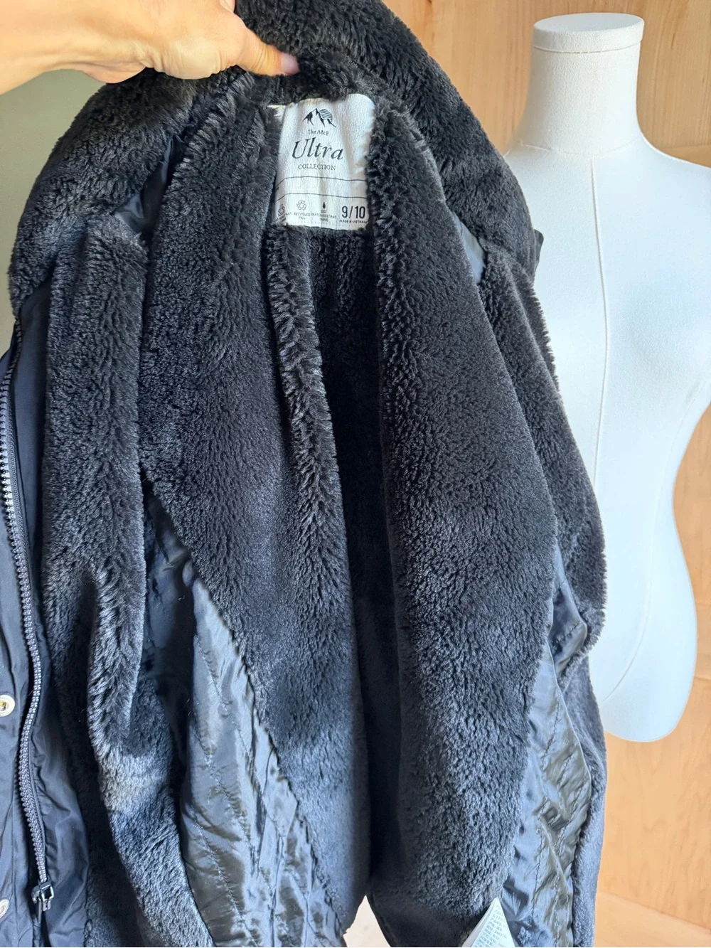 Abercrombie kids quilted winter puffer coat | size 9/10